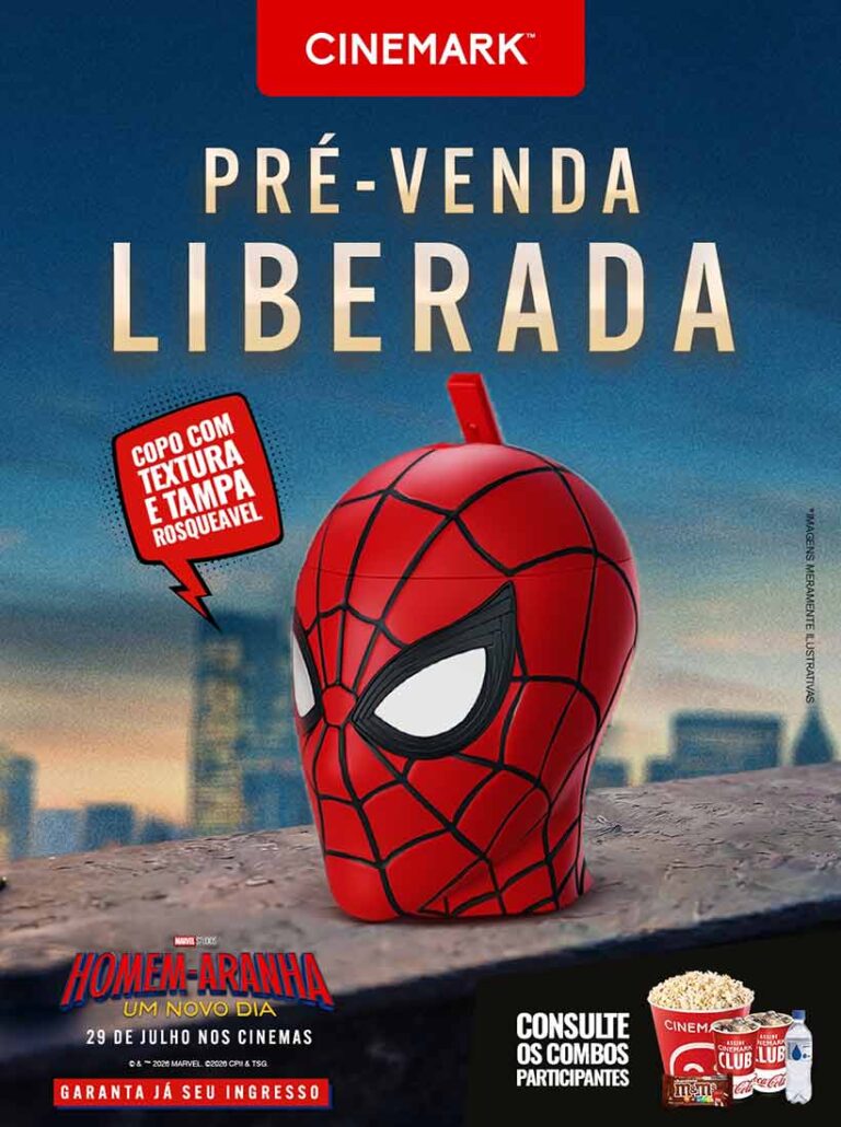 Cinemark abre a pré-venda do combo colecionável de “Homem-Aranha: Um Novo Dia”