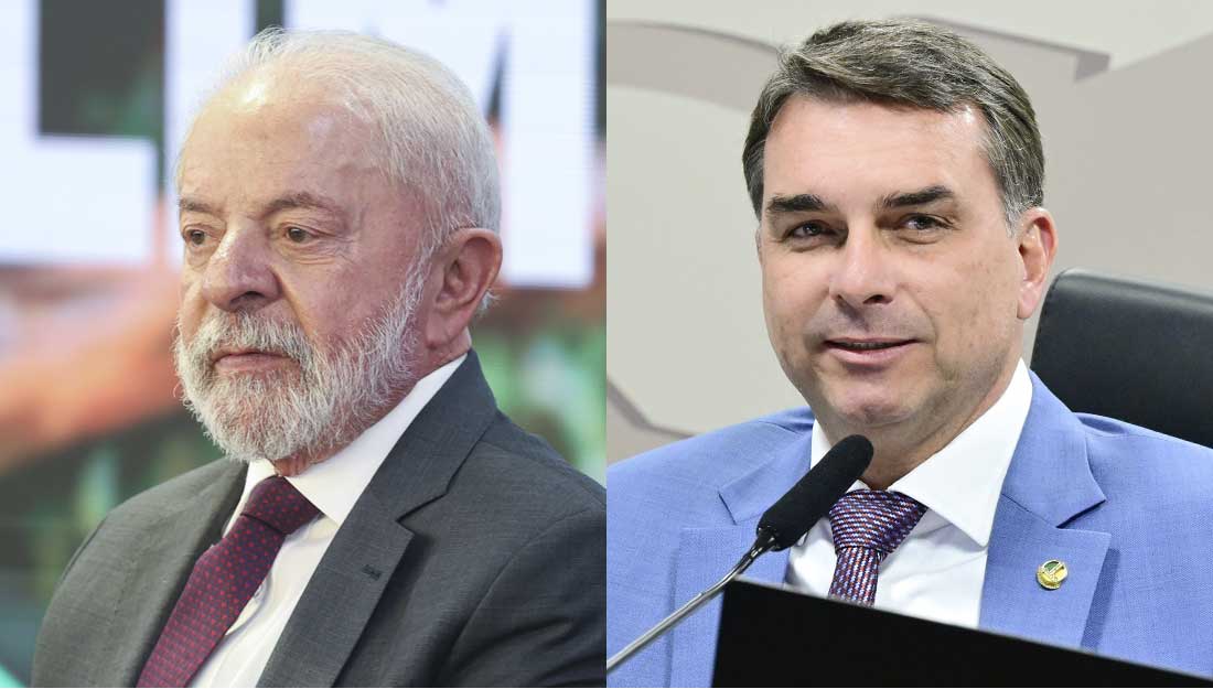 Pesquisa aponta empate técnico entre Lula e Flávio Bolsonaro em eventual segundo turno