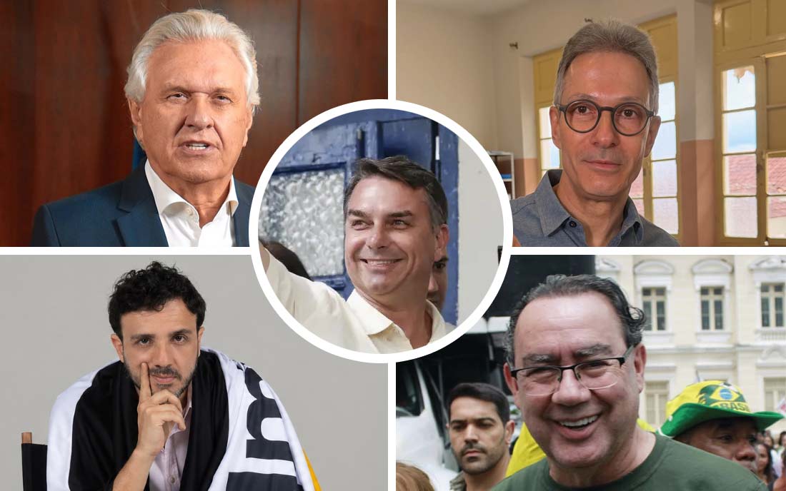 Flávio Bolsonaro larga na frente na busca por apoios entre candidatos derrotados no 1º turno